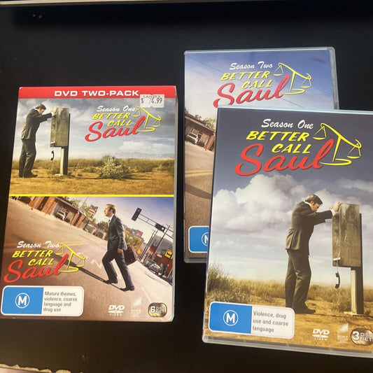 Better Call Saul : Season 1-2 (DVD, 2016, 6-Disc) Bob Odenkirk Region 4