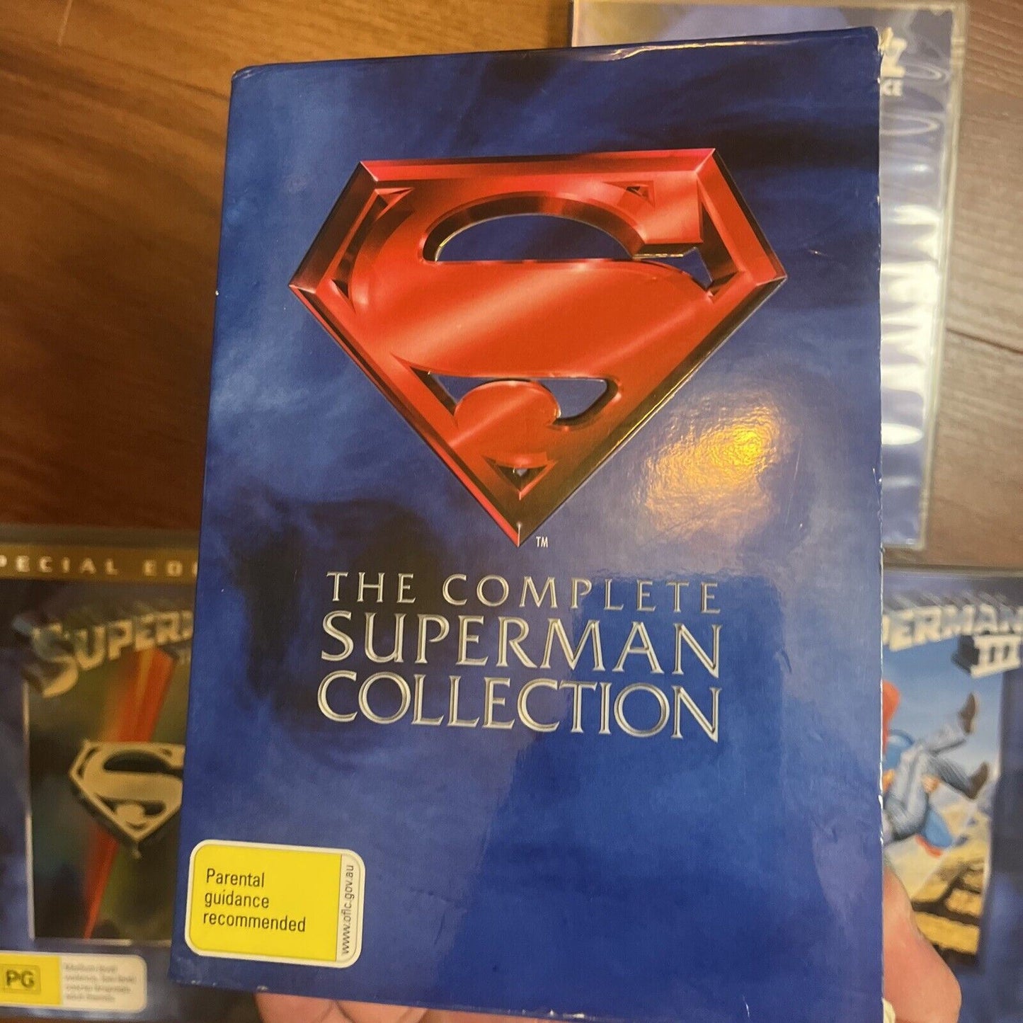 Superman 1,2,3,4 The Complete Superman Collection (DVD, 1978, 4-Disc) Region 4