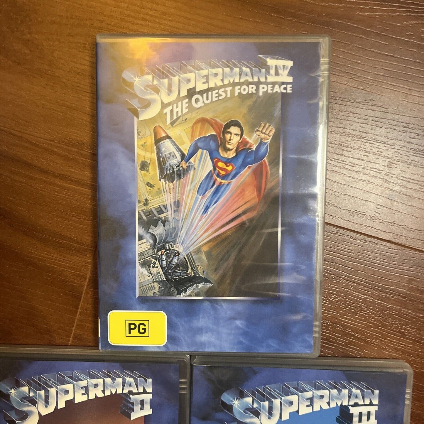 Superman 1,2,3,4 The Complete Superman Collection (DVD, 1978, 4-Disc) Region 4