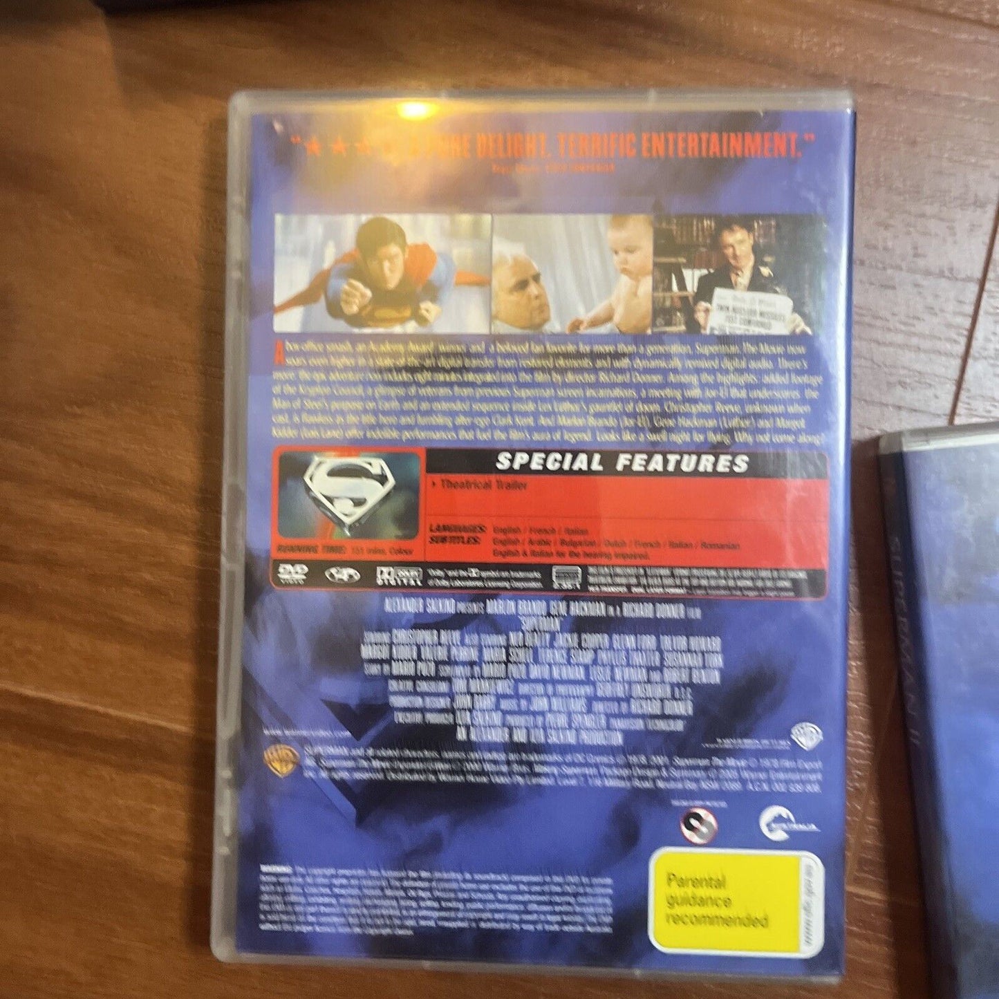 Superman 1,2,3,4 The Complete Superman Collection (DVD, 1978, 4-Disc) Region 4