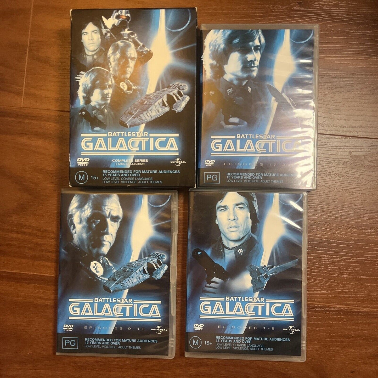 Battlestar Galactica - Complete Series (DVD, 1978, 7-Disc) Region 4 &2