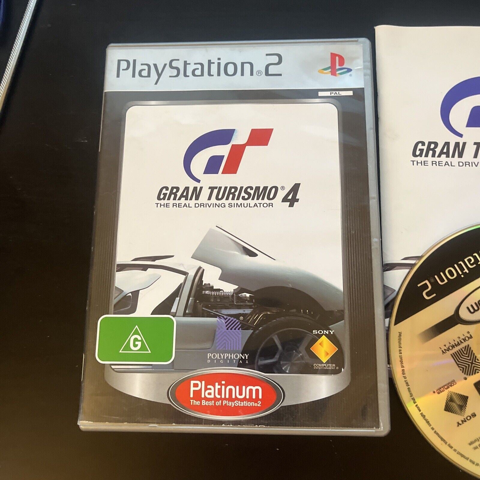 Gran Turismo 4 PS2 PlayStation 2 Game + Manual PAL