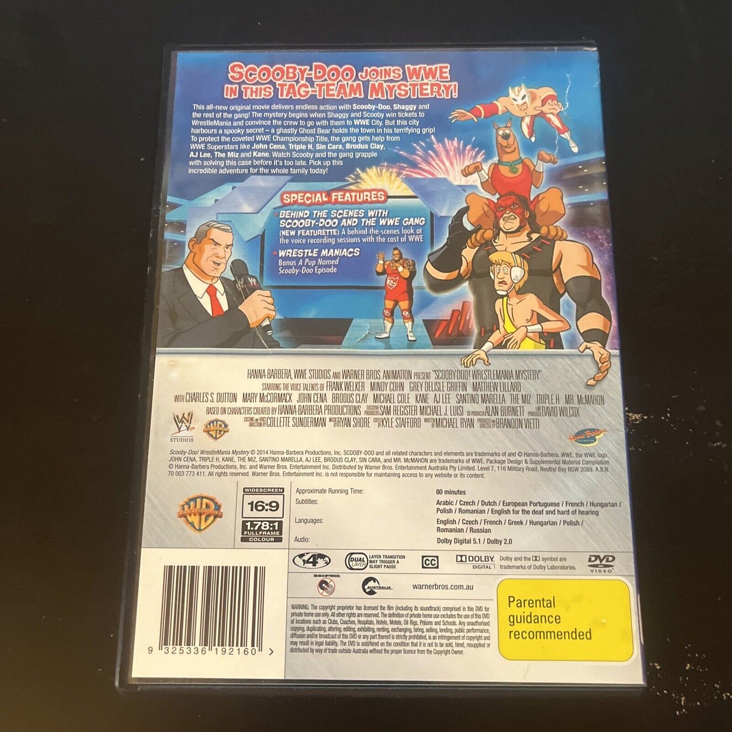 Scooby Doo - Wrestlemania Mystery Original Movie (DVD, 2014) Region 4