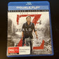 World War Z - Extended Edition (Blu-ray, 2013) Brad Pitt, Mireille Enos Region B