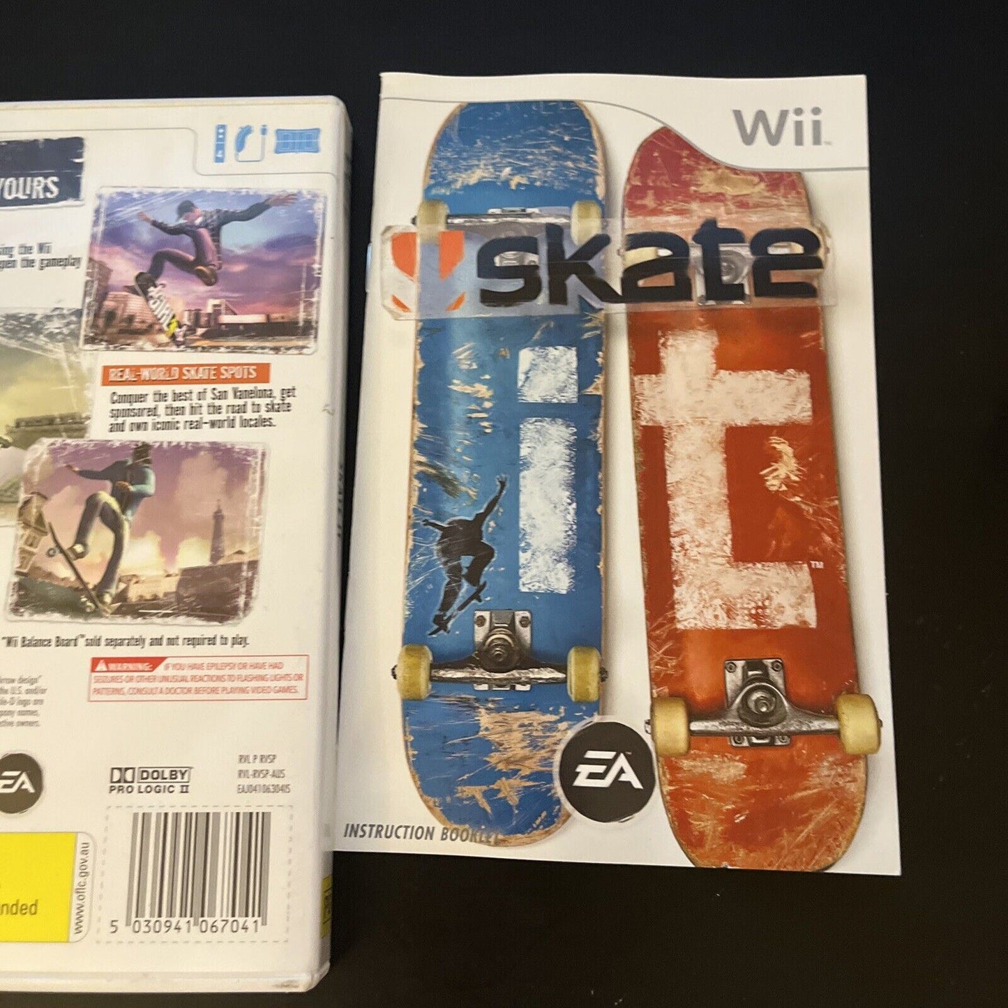 Skate It (Nintendo Wii, 2008) PAL with manual