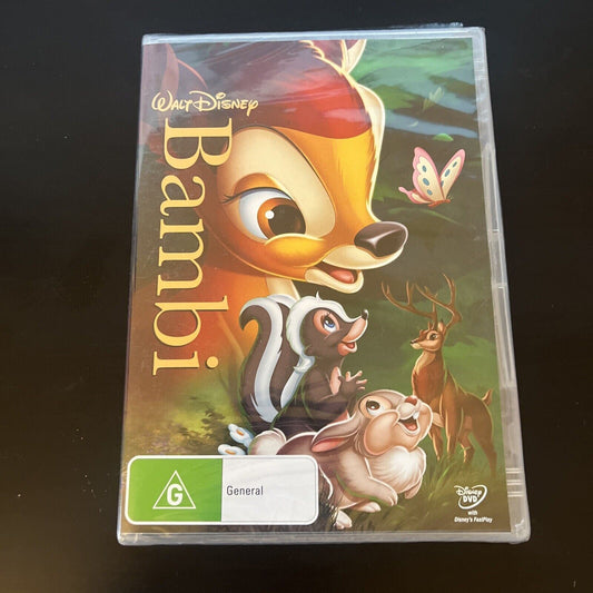 *New Sealed* Bambi (DVD, 1942) Disney Hardie Albright, Stan Alexander, Region 4