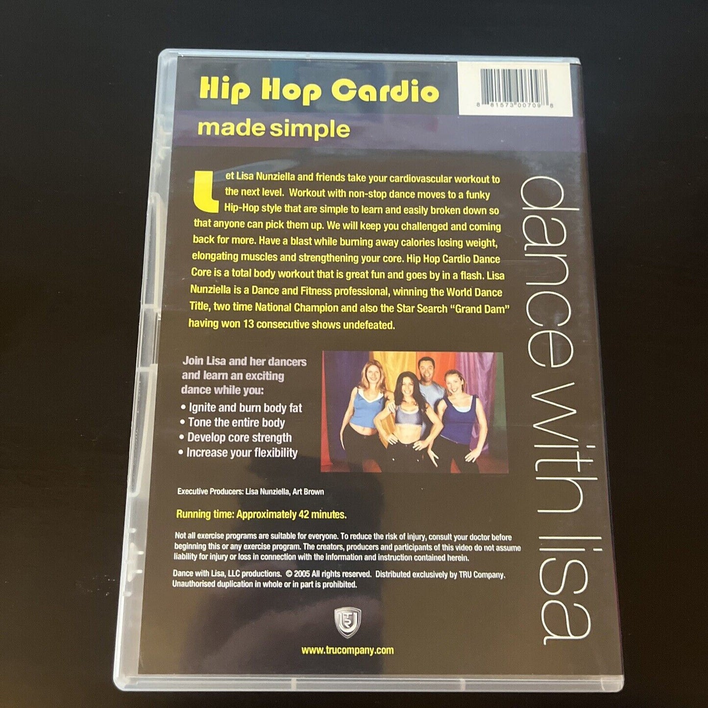 Dance With Lisa - Made Simple Hip Hop Cardio (DVD, 2005) All Regions