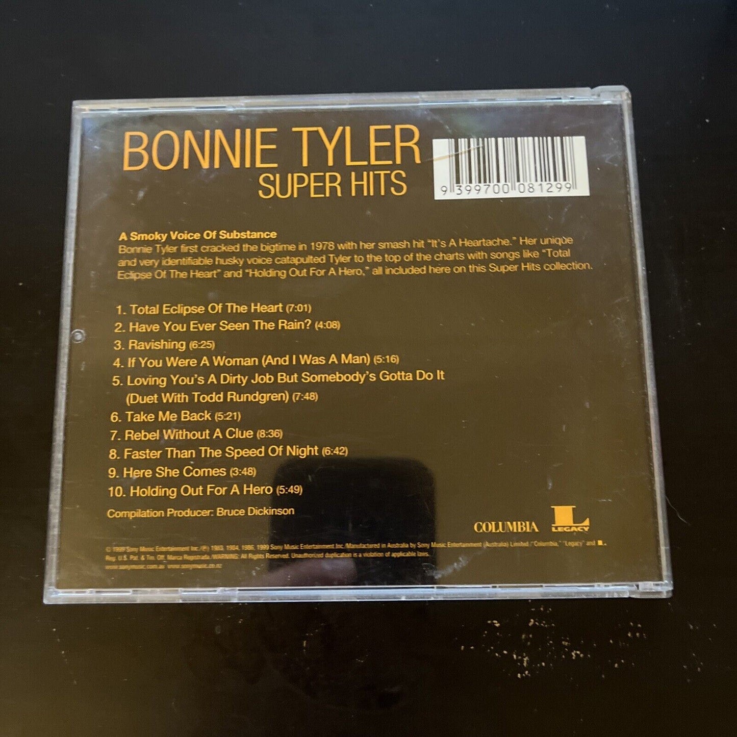 Bonnie Tyler - Super Hits (CD, 1999)