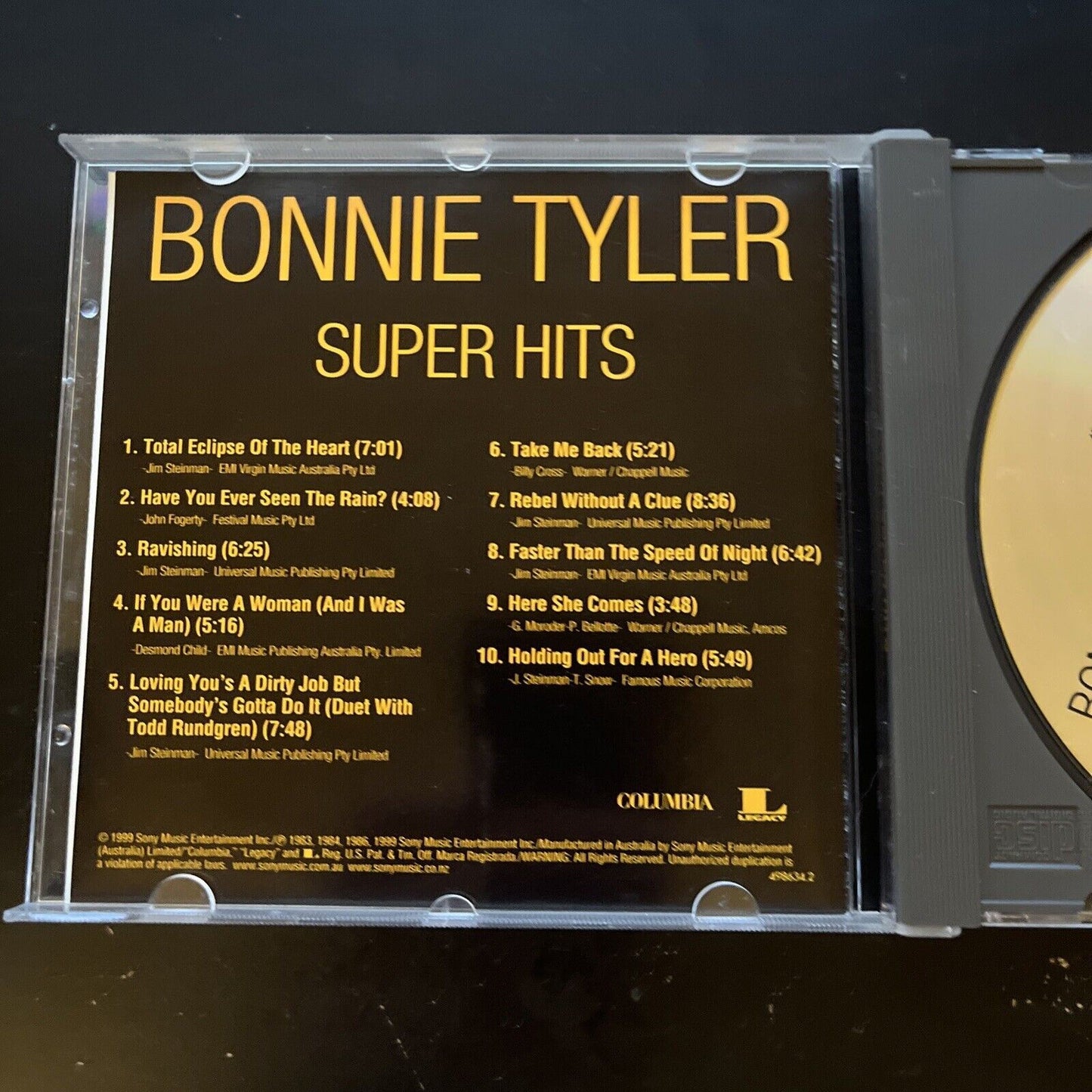 Bonnie Tyler - Super Hits (CD, 1999)