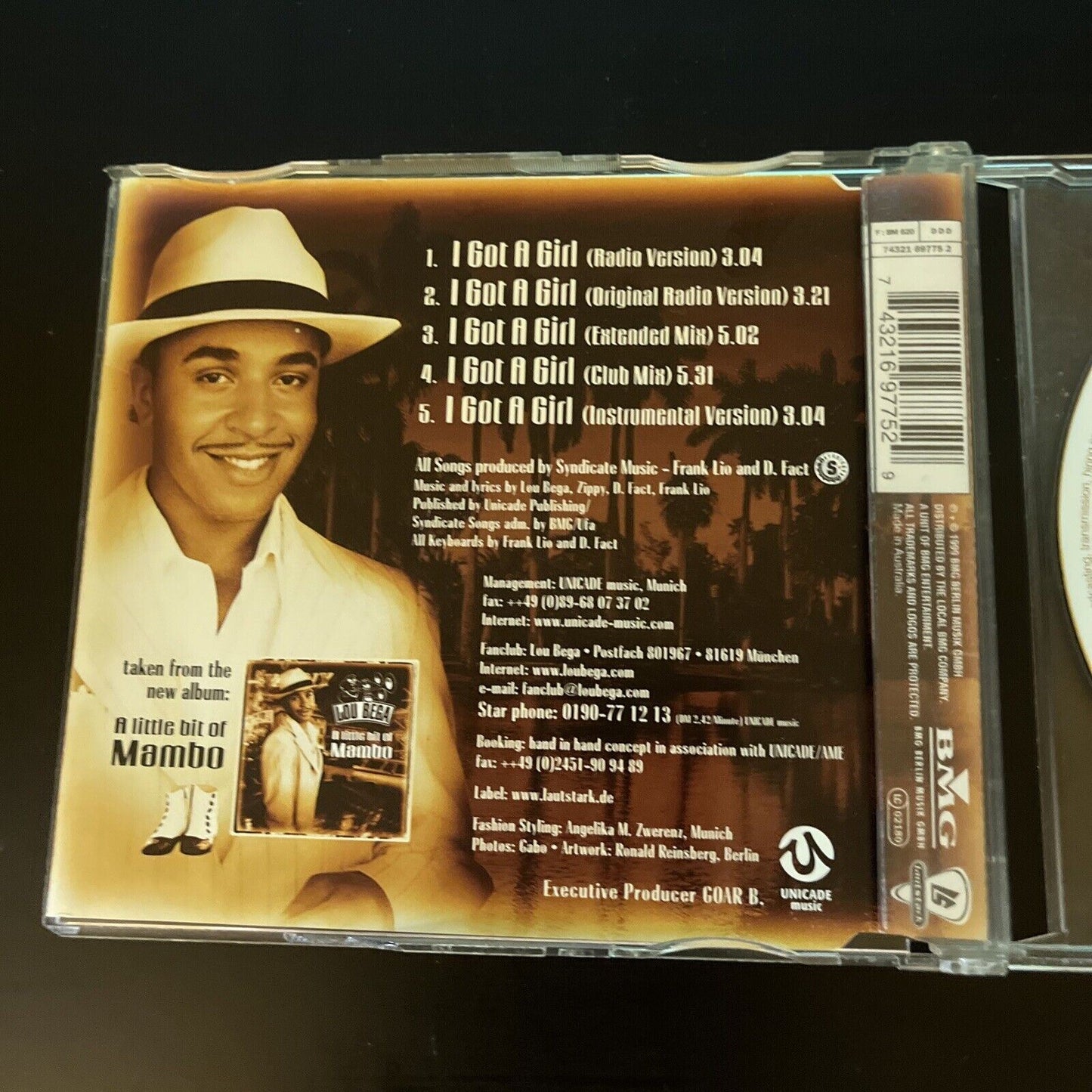 Lou Bega - I Got a Girl (CD, 1999)