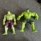 2x Hulk Action Figures 11" Action Figure Talking Light 2008 C-086D & 2013 C-325B