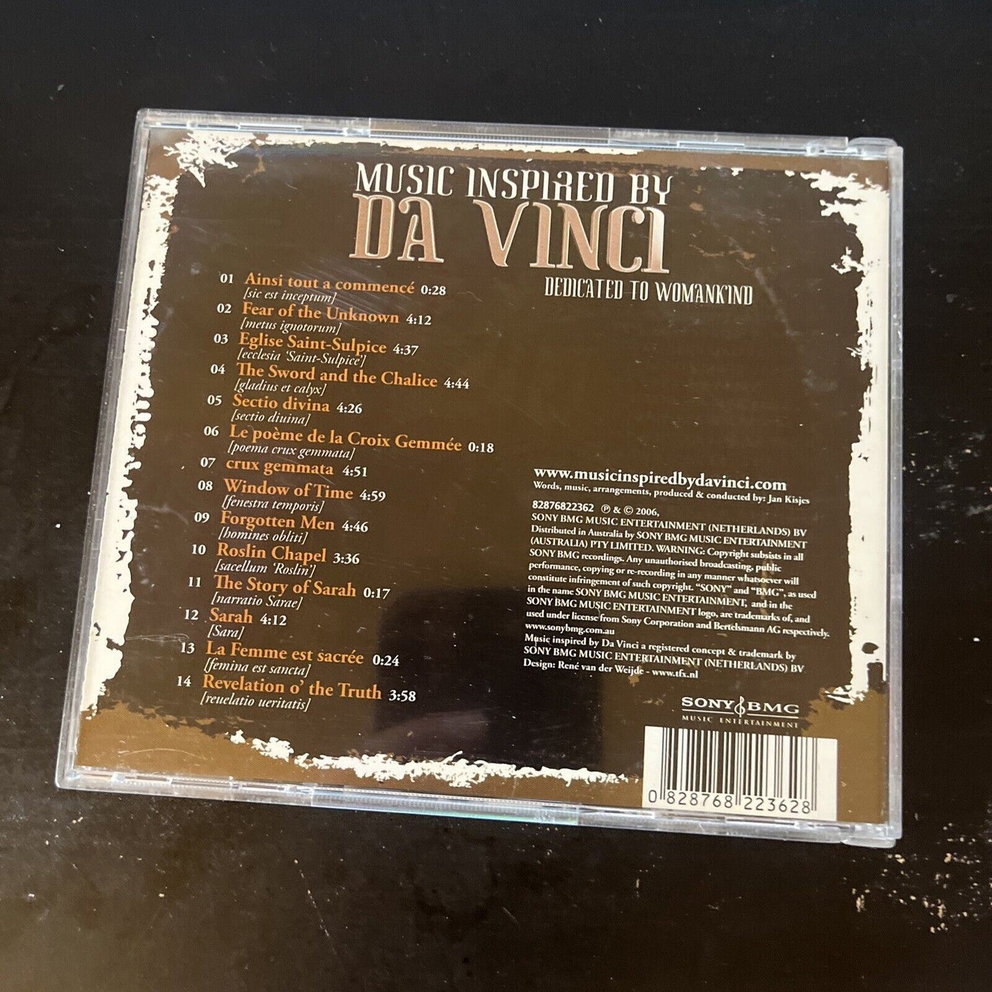 Music Inspired by Da Vinci by Various Artists (CD, 2006)