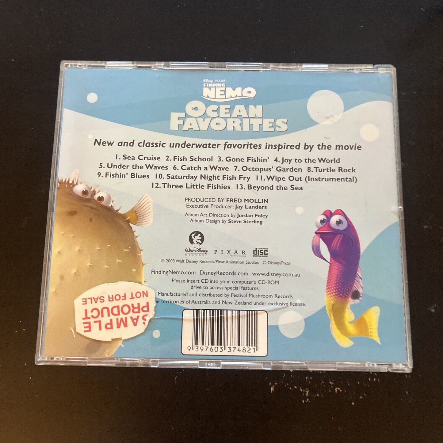 Finding Nemo Ocean Favourites (Best Of) Soundtrack (CD, 2003)