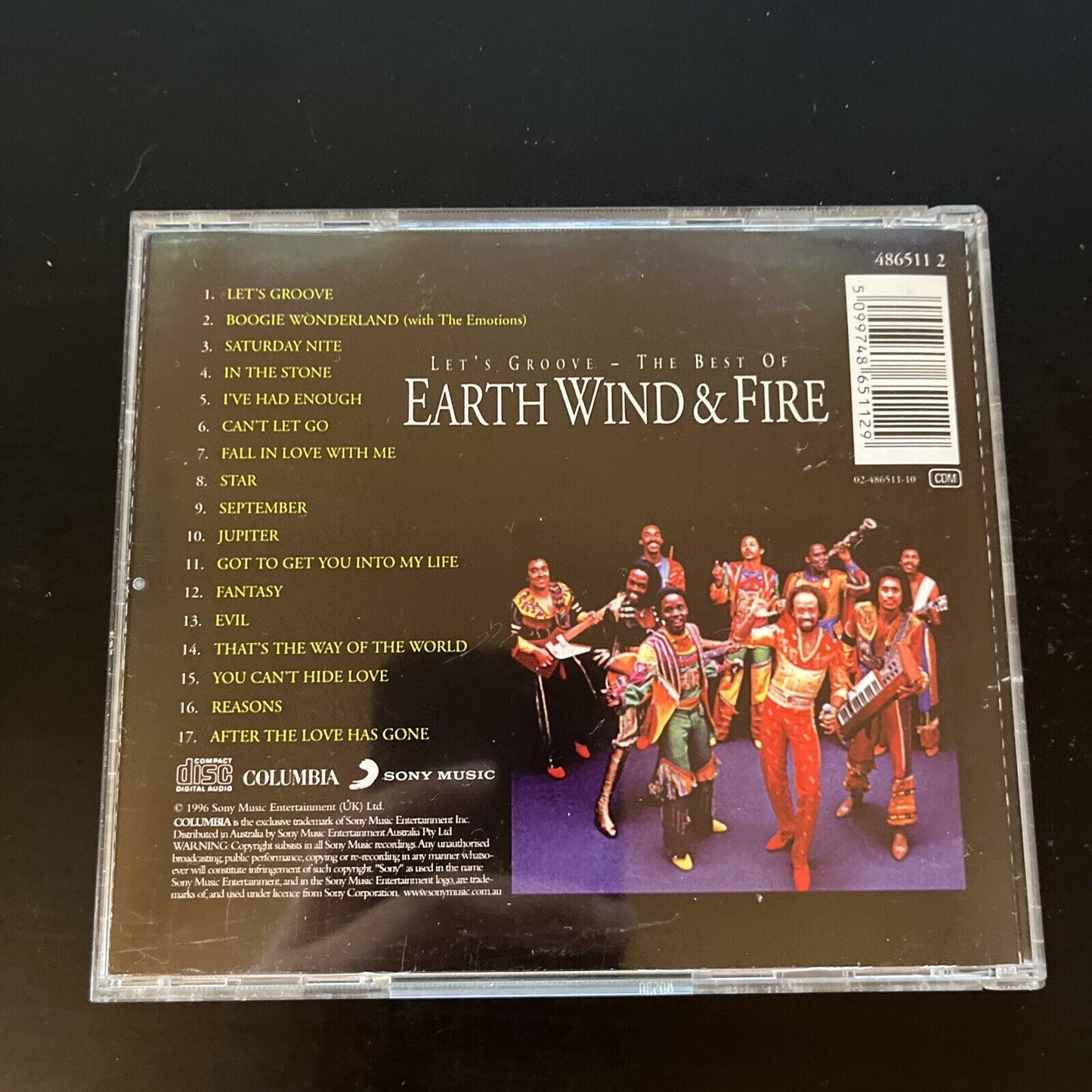 Earth, Wind & Fire - Let's Groove - The Best Of Earth, Wind & Fire (CD, 1996)