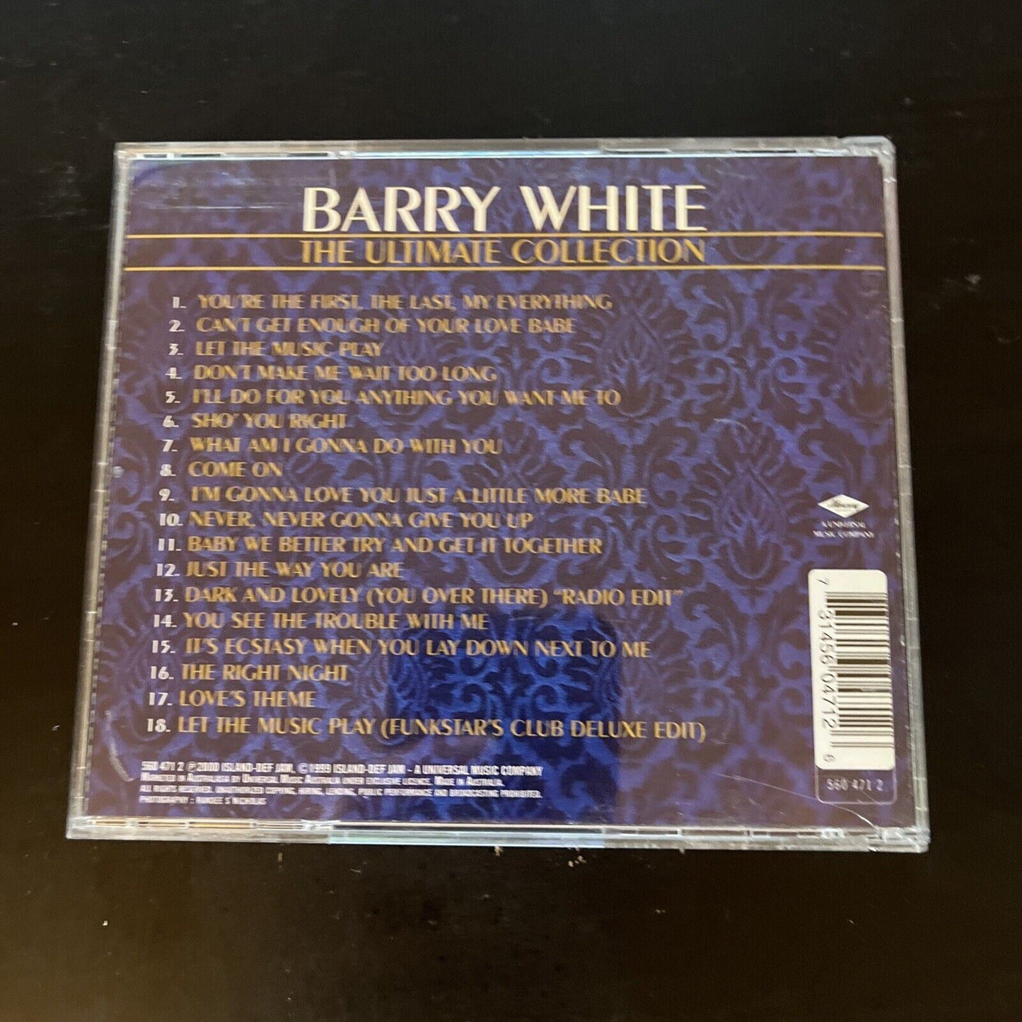 Barry White - Ultimate Collection (CD, 2005)