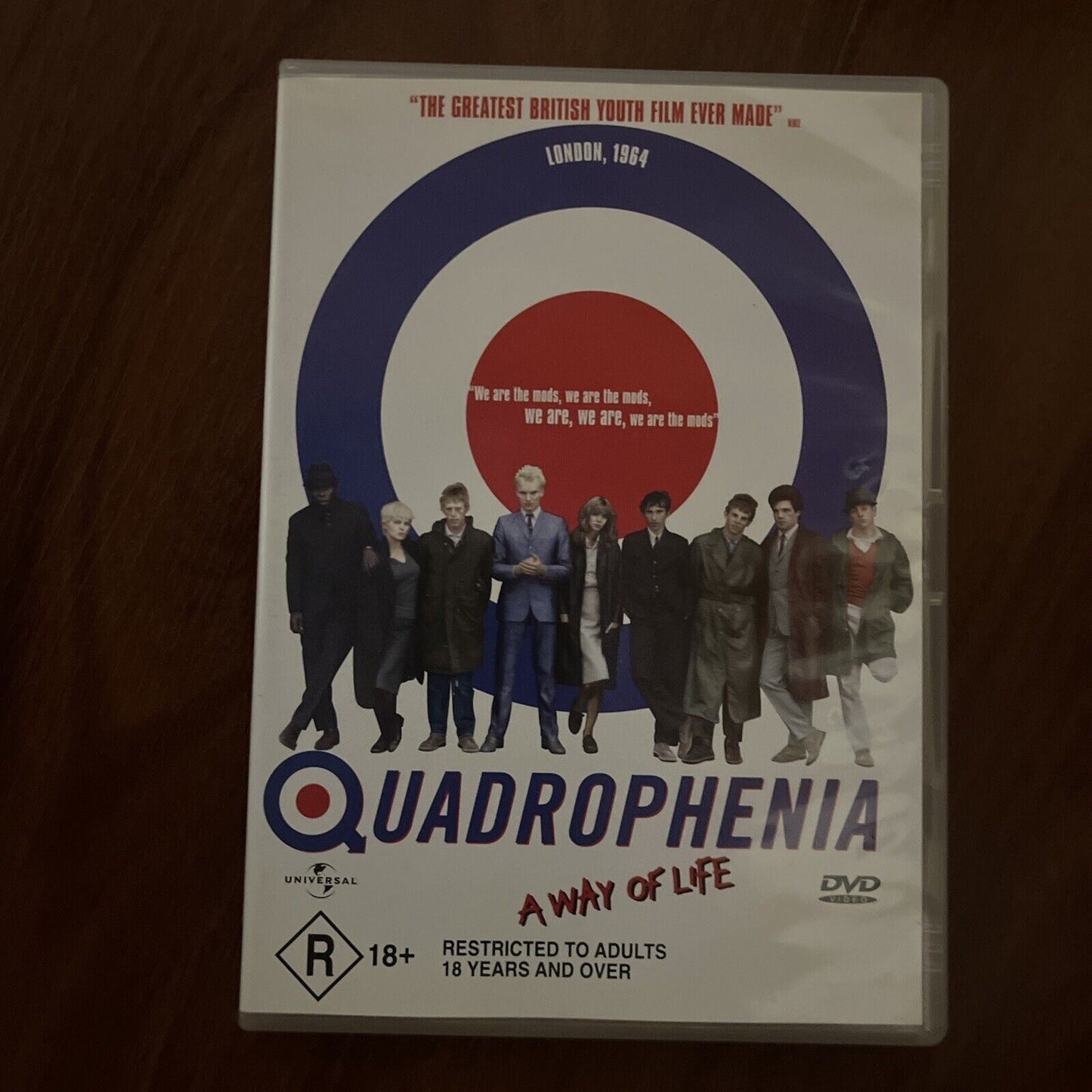 Quadrophenia (DVD, 1979) Phil Daniels, Mark Wingett, Sting Region 4 &2