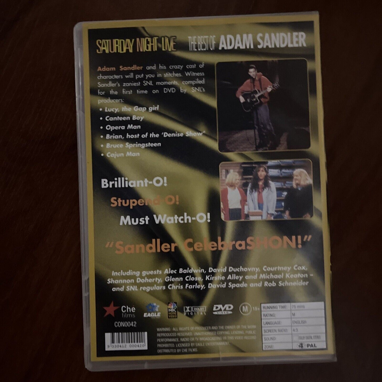 Saturday Night Live - Best Of Adam Sandler (DVD, 1999) Region 4