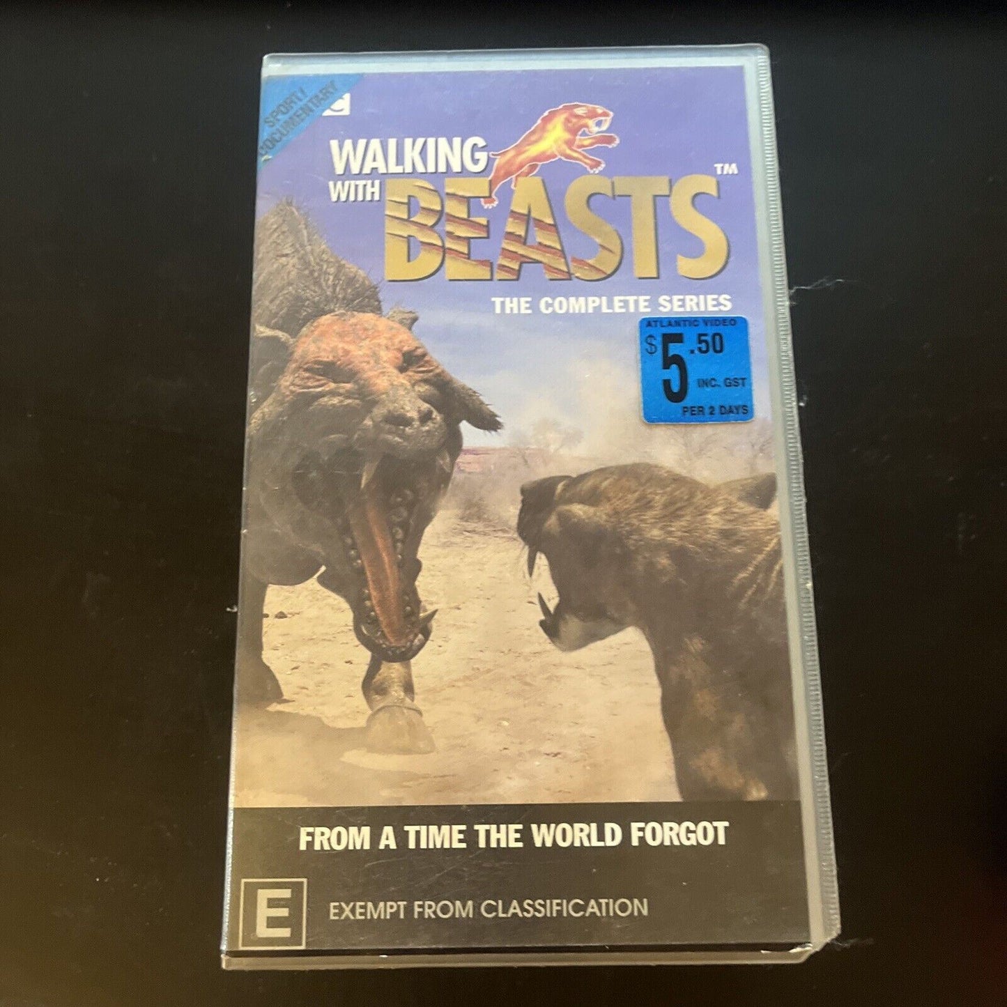 BBC Walking With Beasts: The Complete Series Double VHS PAL