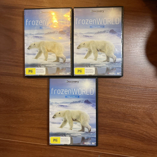 Discover Channel: Frozen World - Volume 1,2,3 (DVD, 2007, 3-Disc) Region 4