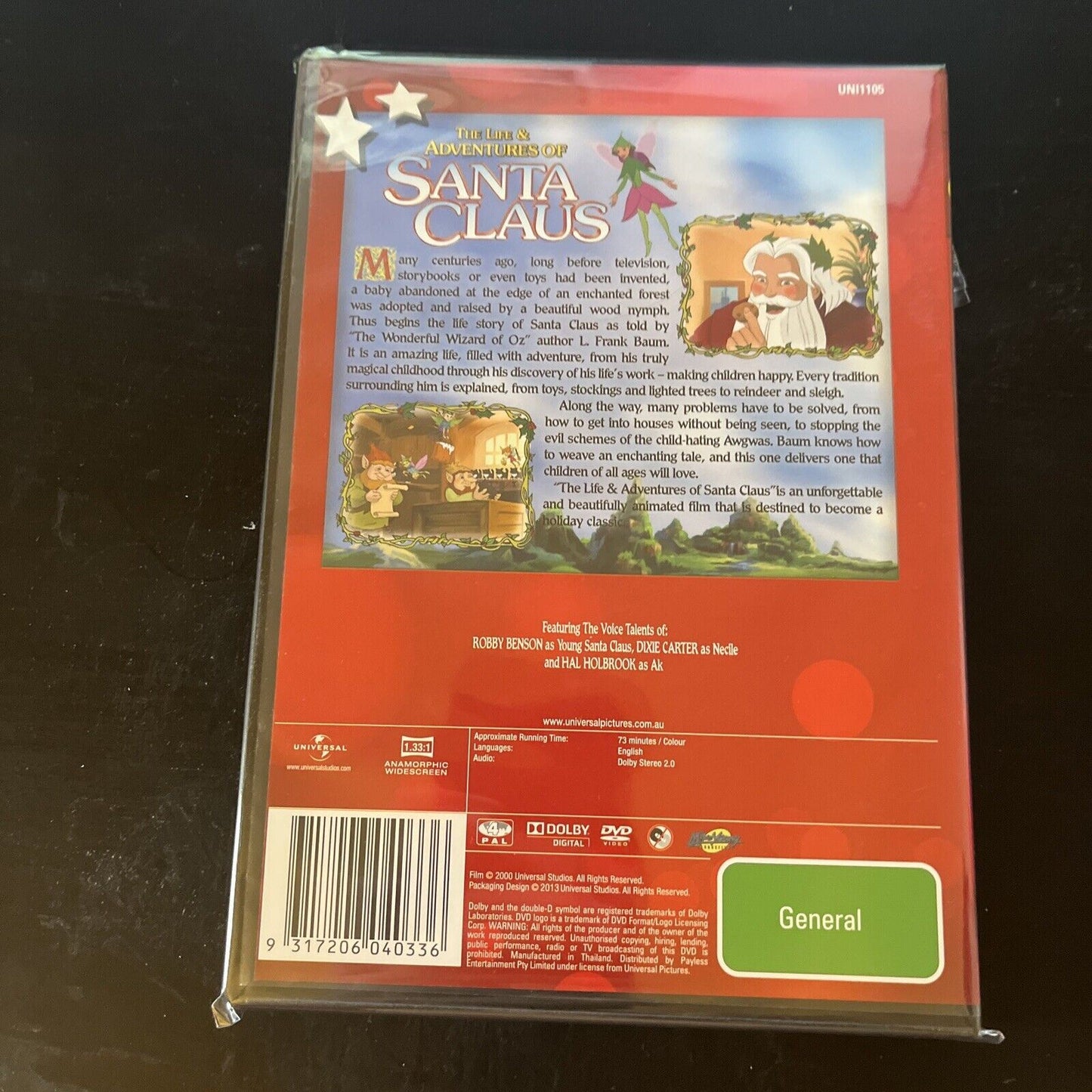 The Life And Adventures Of Santa Claus (DVD, 2000) NEW Region 4