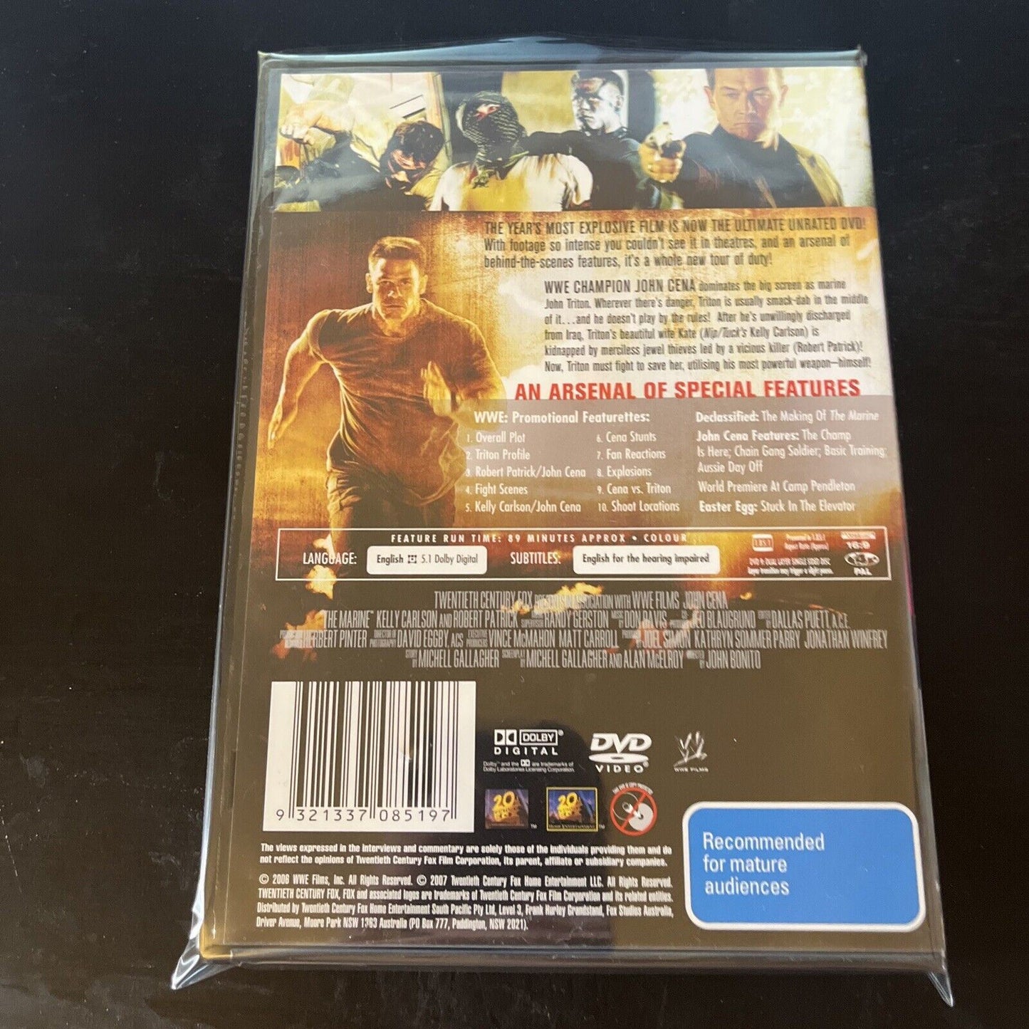 The Marine (DVD, 2006) John Cena, Region 4 – Retro Unit