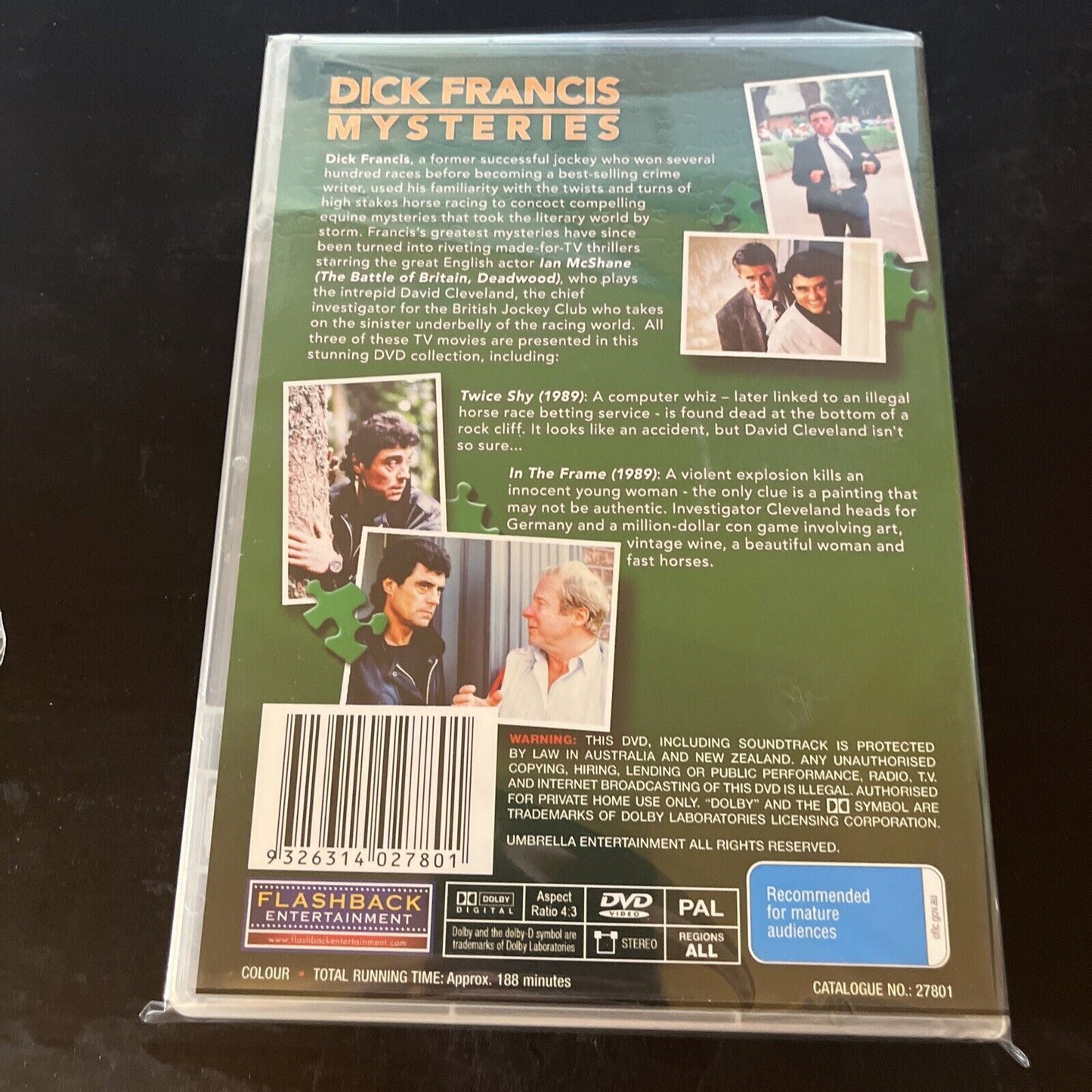 Dick Francis Mysteries - Part One (DVD, 1999) Ian McShane All Regions