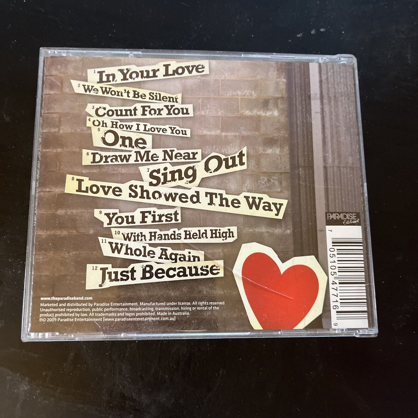 The Paradise Band - One Heart (CD, 2010)