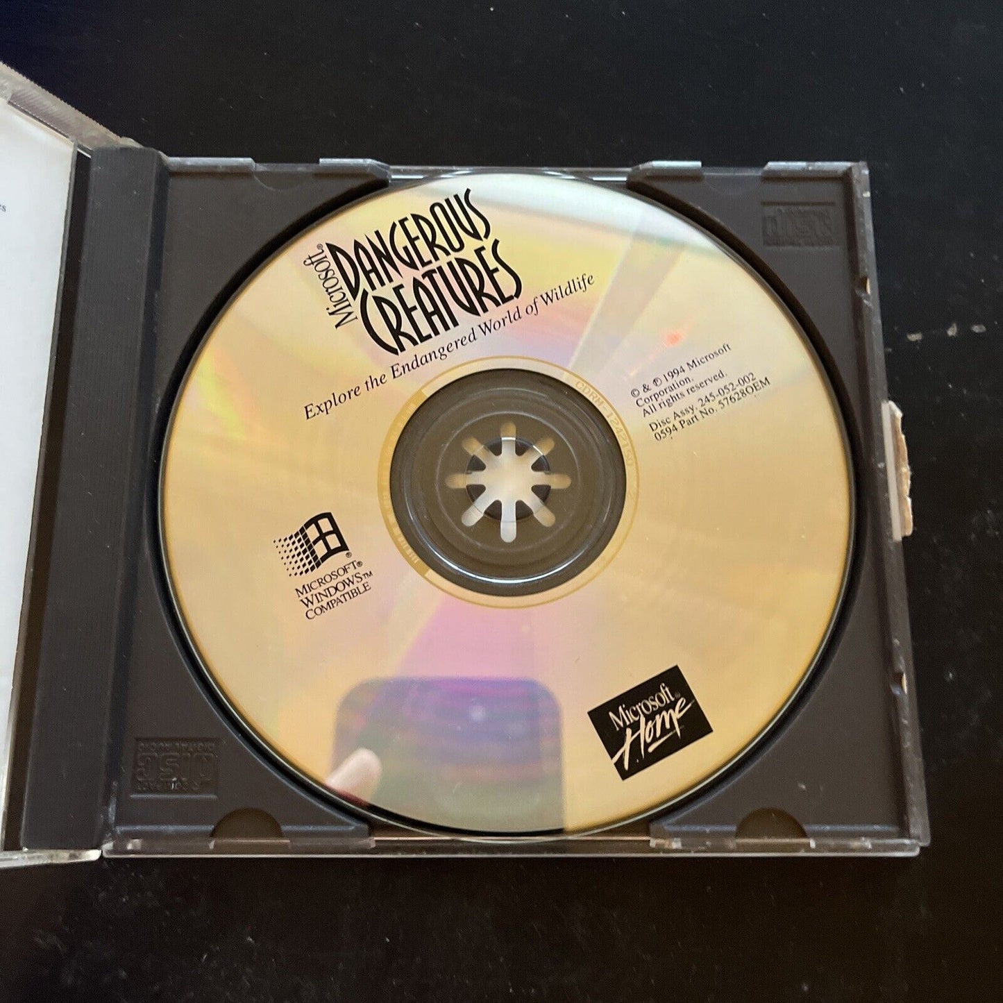 Microsoft Dangerous Creatures PC CDROM Windows 3.11