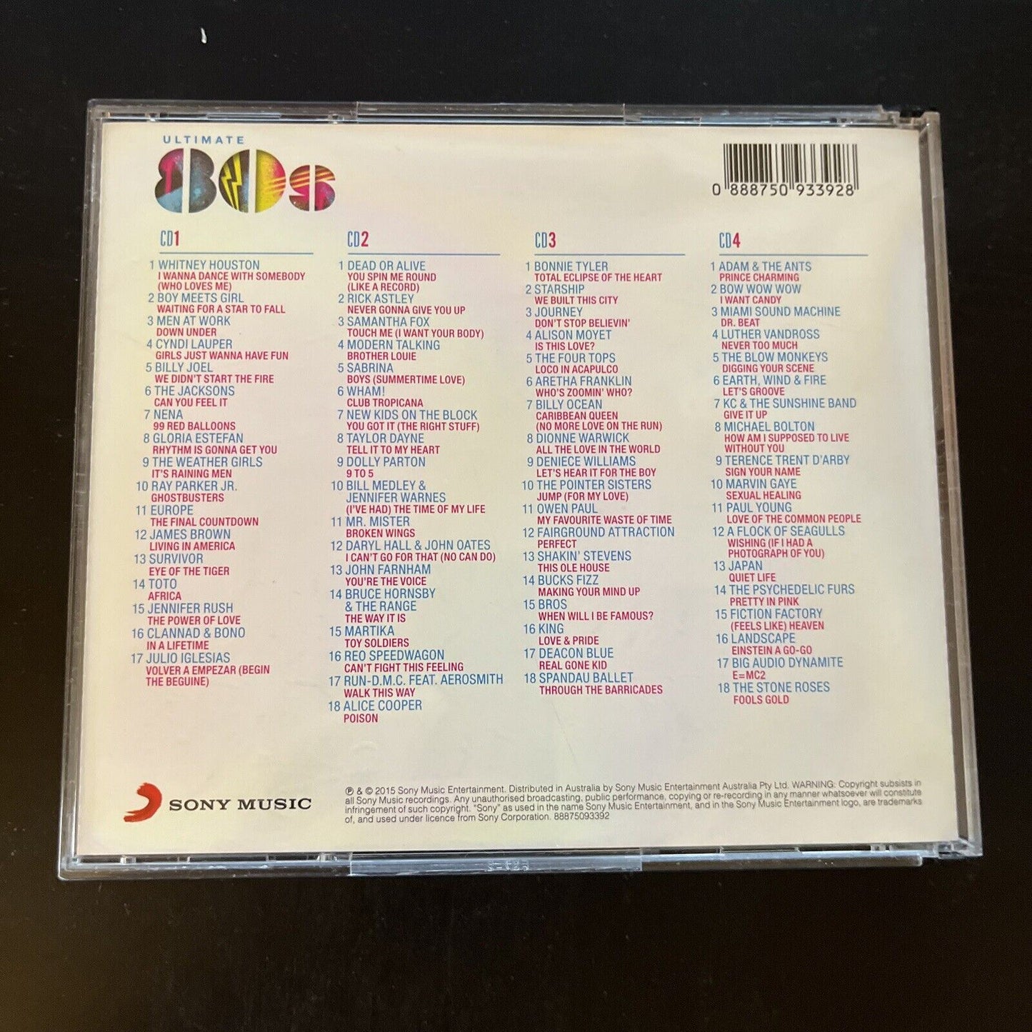 Ultimate... 80s by Various Artists (CD, 2016, 4-Disc)