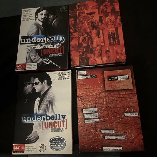 Underbelly Uncut / Underbelly A Tale of Two Cities (DVD, 8-Disc) Region 4