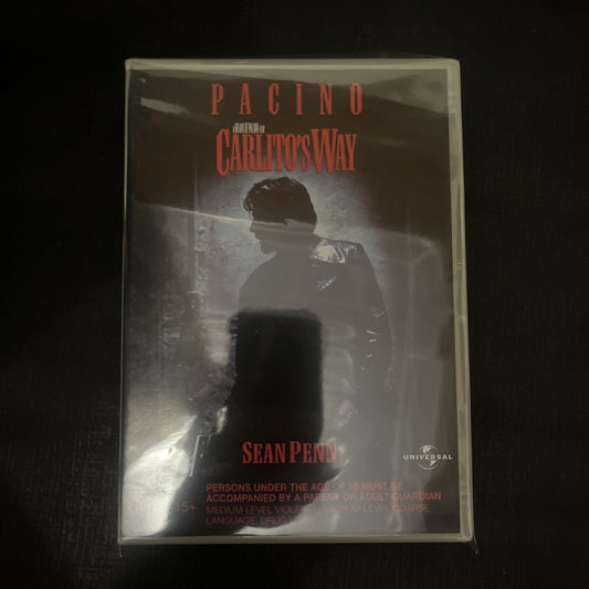 Carlito's Way (DVD, 1993) Al Pacino, Sean Penn, NEW Region 4 &2
