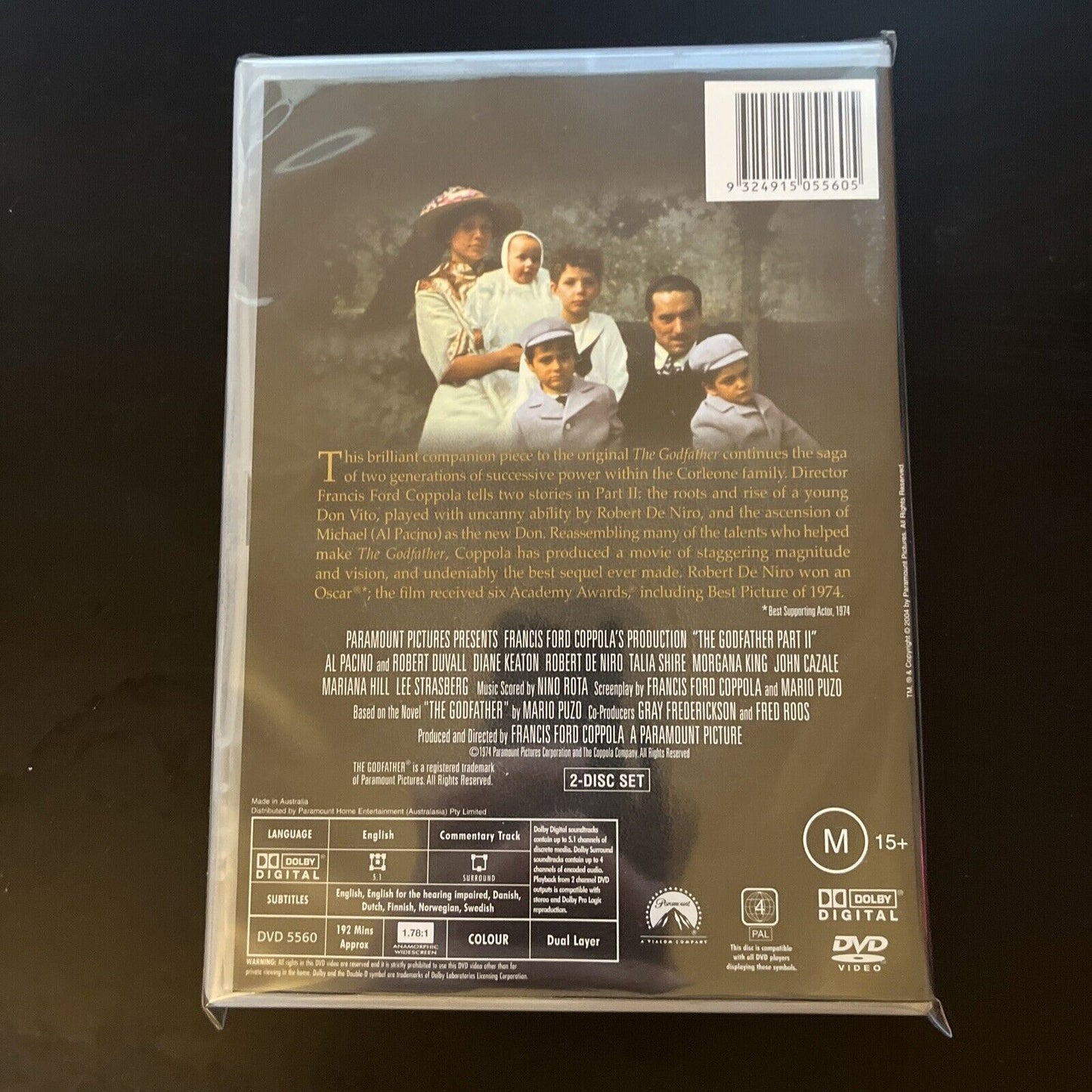 The Godfather - Part I / The Godfather Part II (DVD, 1975, 3-Disc) NEW Region 4