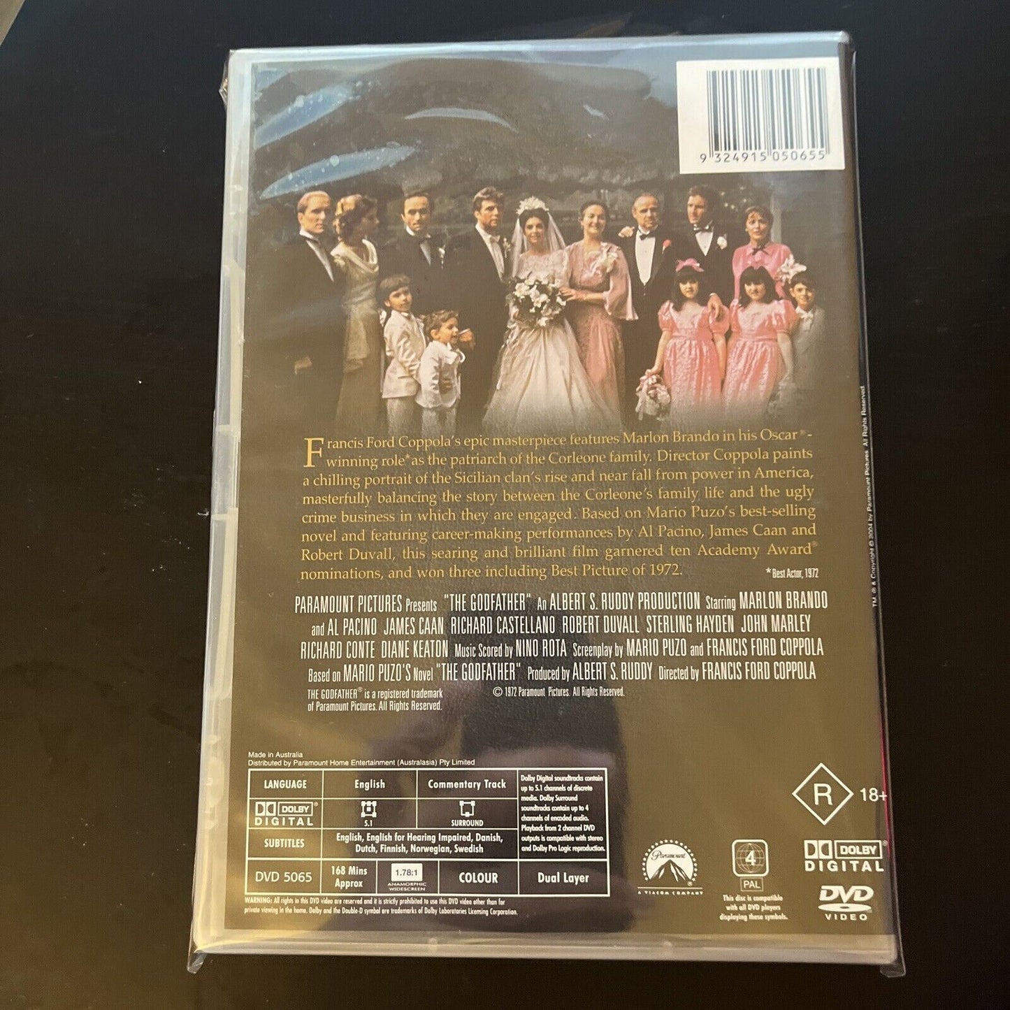 The Godfather - Part I / The Godfather Part II (DVD, 1975, 3-Disc) NEW Region 4