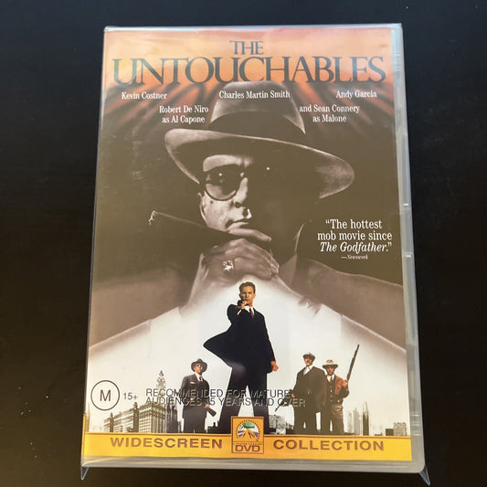 The Untouchables (DVD, 1987) Sean Connery, Kevin Costner NEW Region 4