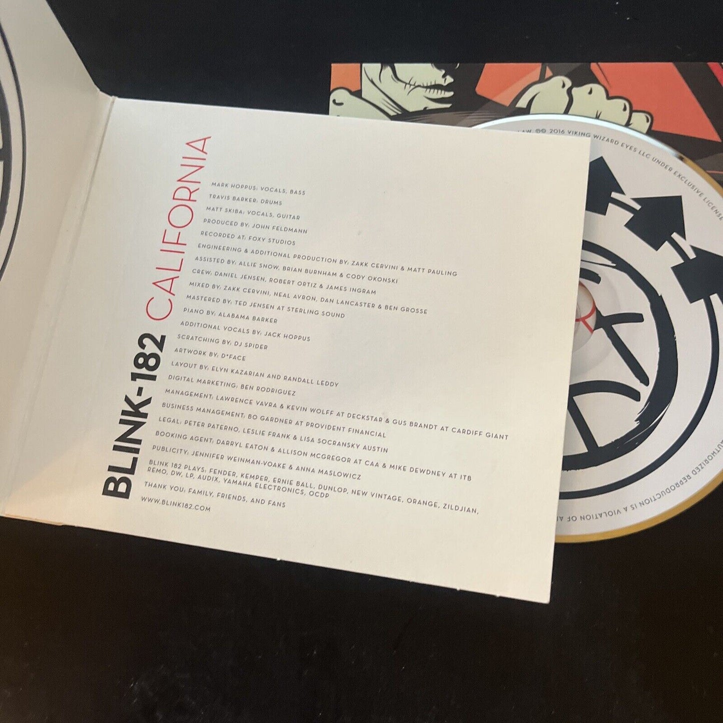 Blink 182 - California (CD, 2016) Digipack