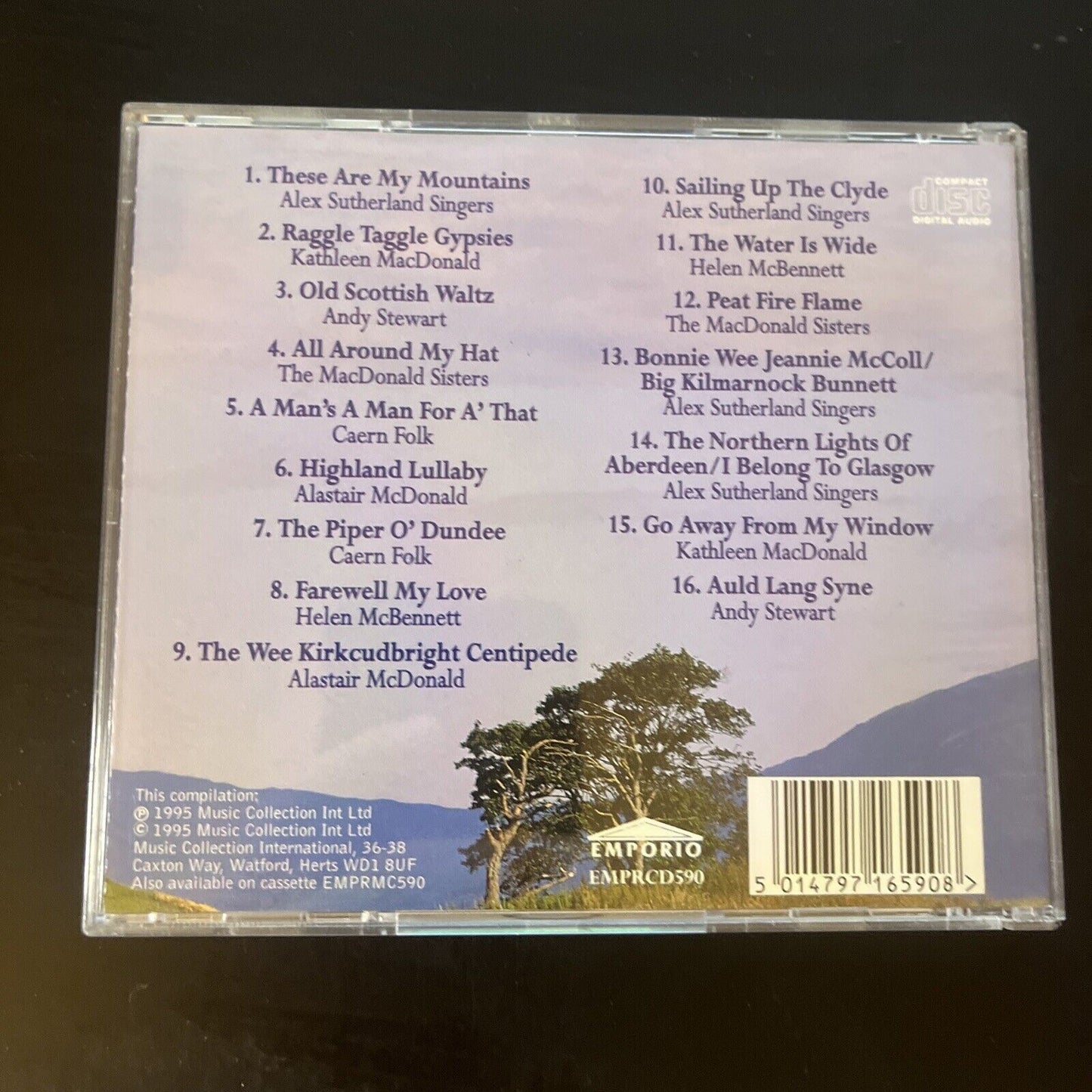 The Songs of Scotland - 16 Traditional Favorites (CD, 1995)