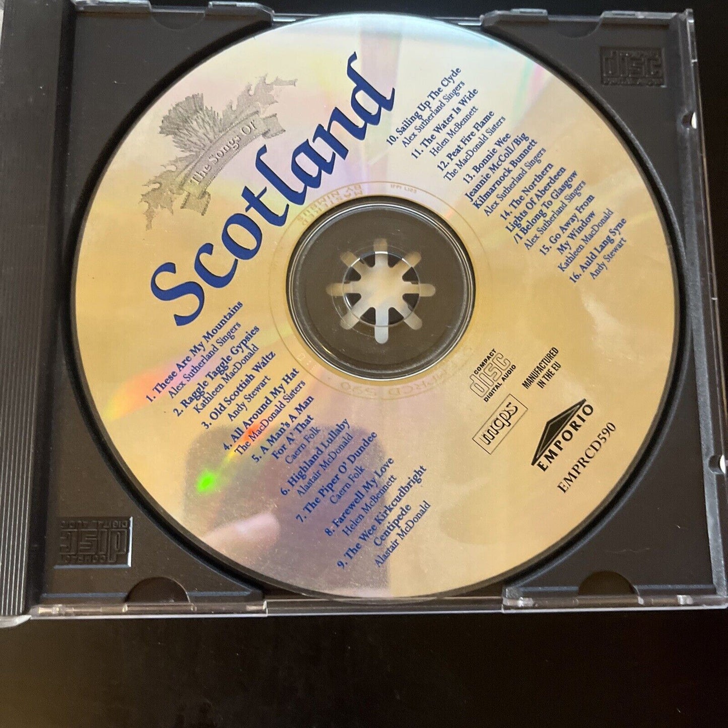 The Songs of Scotland - 16 Traditional Favorites (CD, 1995)