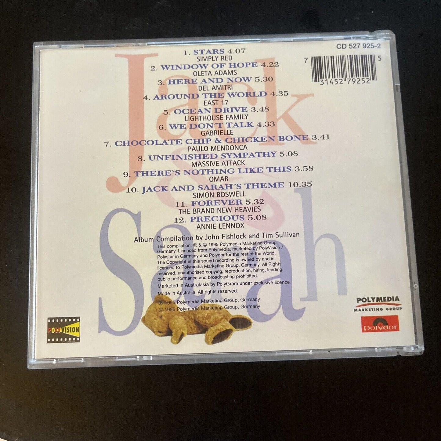 Jack and Sarah - Songs From The Feature Film (CD, 1995)