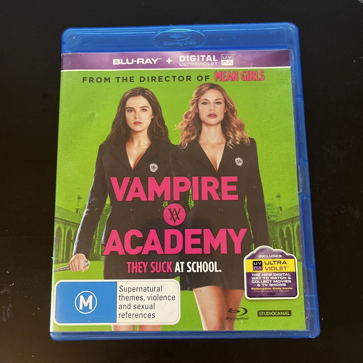 Vampire Academy (Blu-ray, 2014) Zoey Deutch, Lucy Fry, Danila Kozlovsky Region B