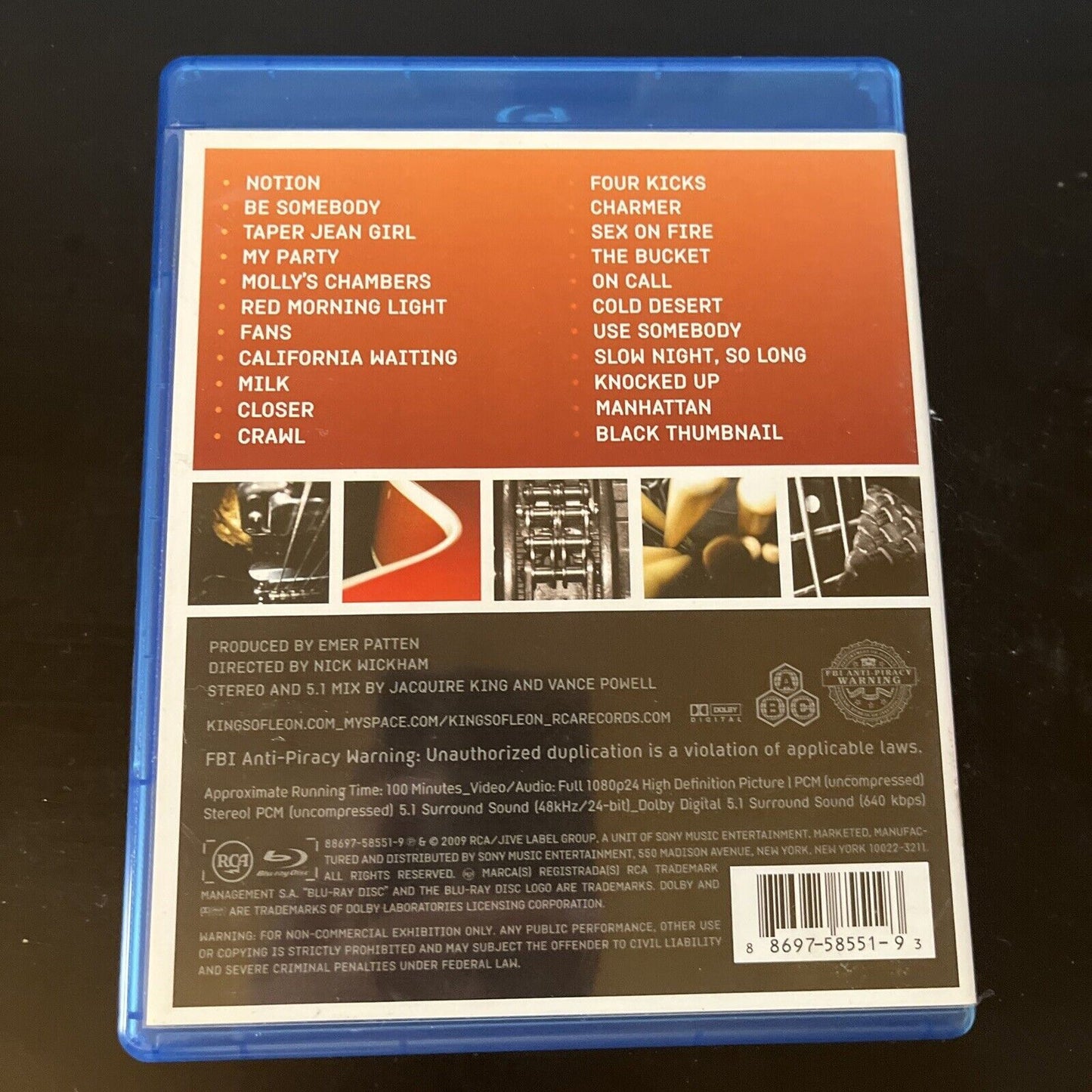 Kings Of Leon - Live at The O2 London, England (Bluray, 2009) All Regions
