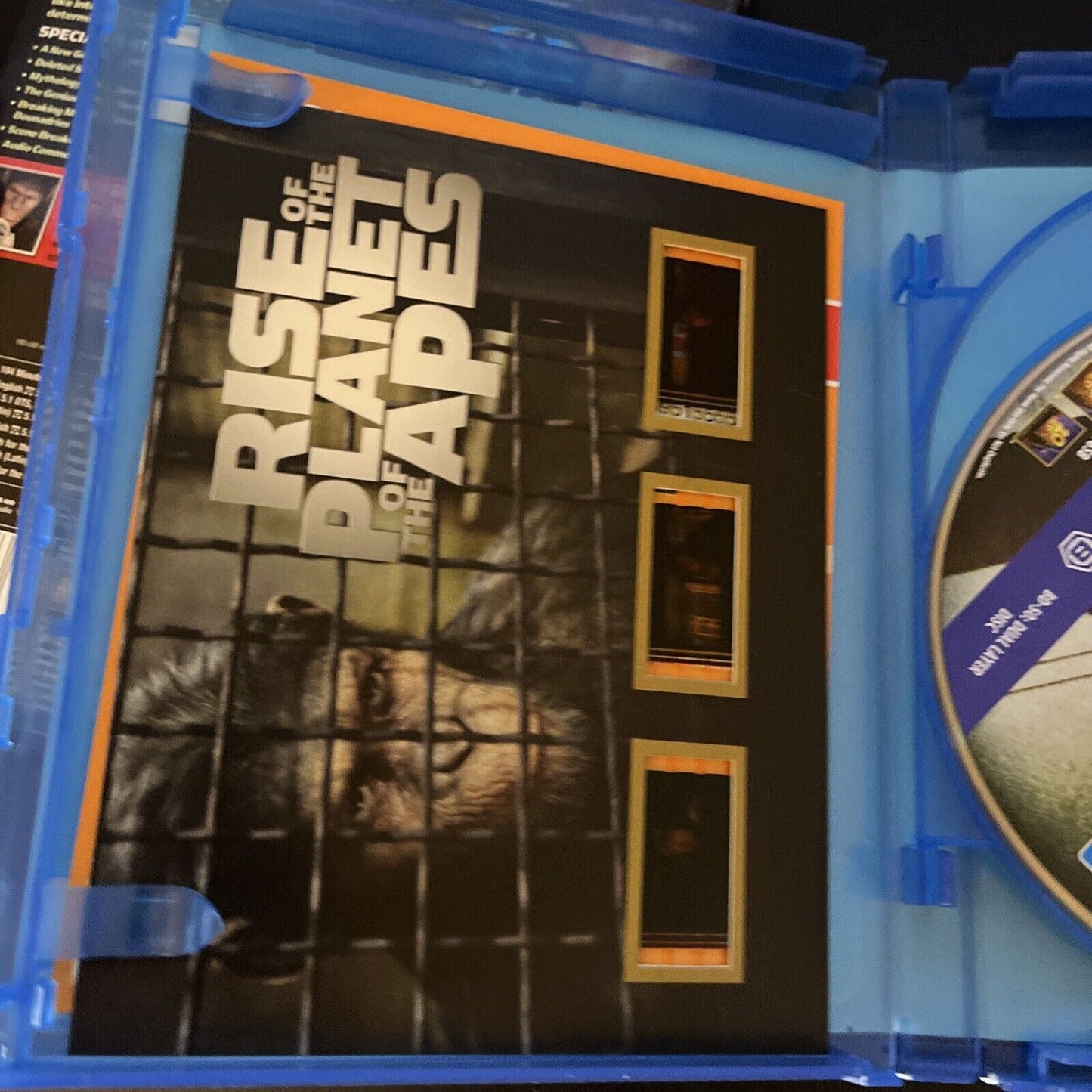 Rise Of The Planet Of The Apes - With Senitype Film (Blu-ray, 2011) Region B