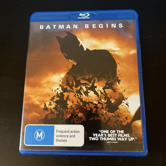 Batman Begins (Blu-ray, 2005) Christian Bale, Michael Caine Region B