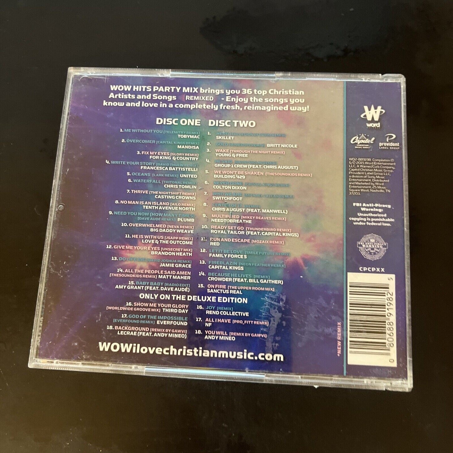 Wow Hits: Party Mix by 36 Christian Artists (CD, 2015, 2-Disc)