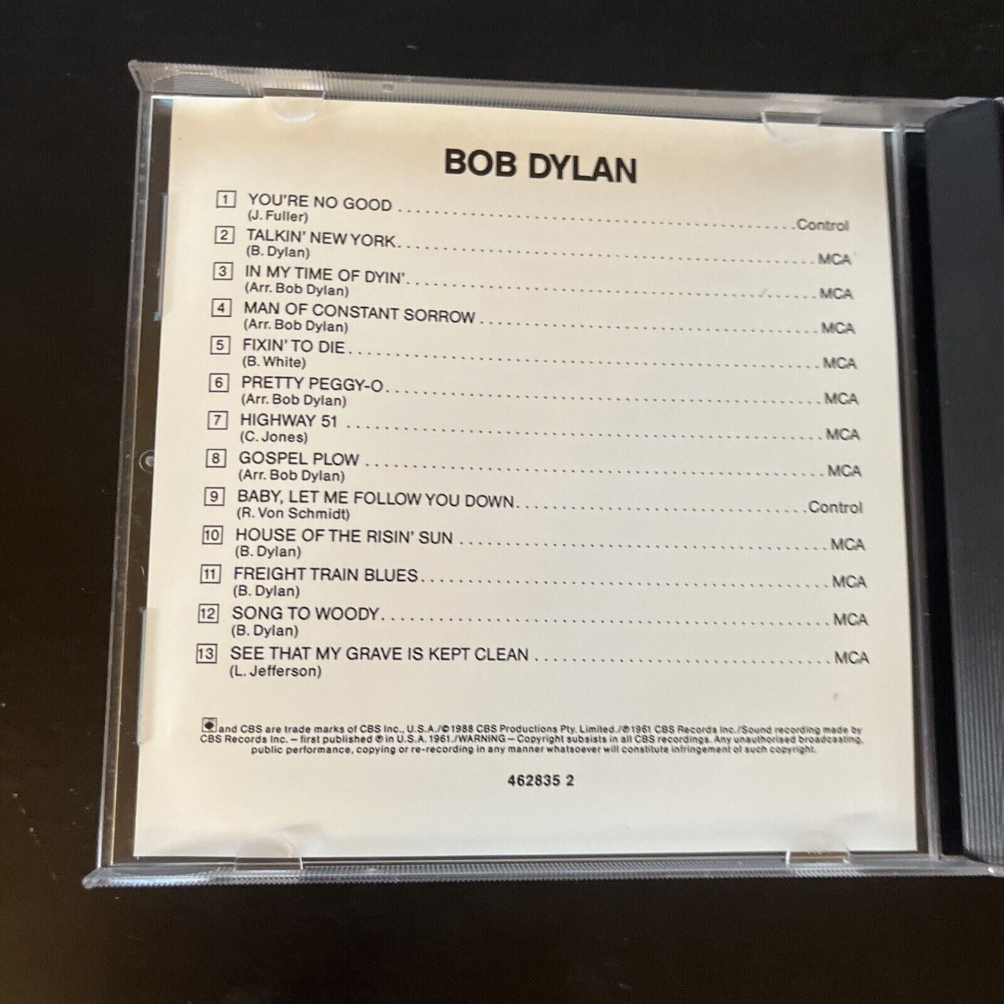 Bob Dylan by Bob Dylan (CD, 1988)