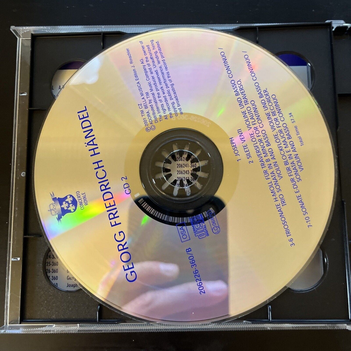 Concerto Royale G.F. Handel - Concerti Grossi (CD, 2001, 3-Disc)