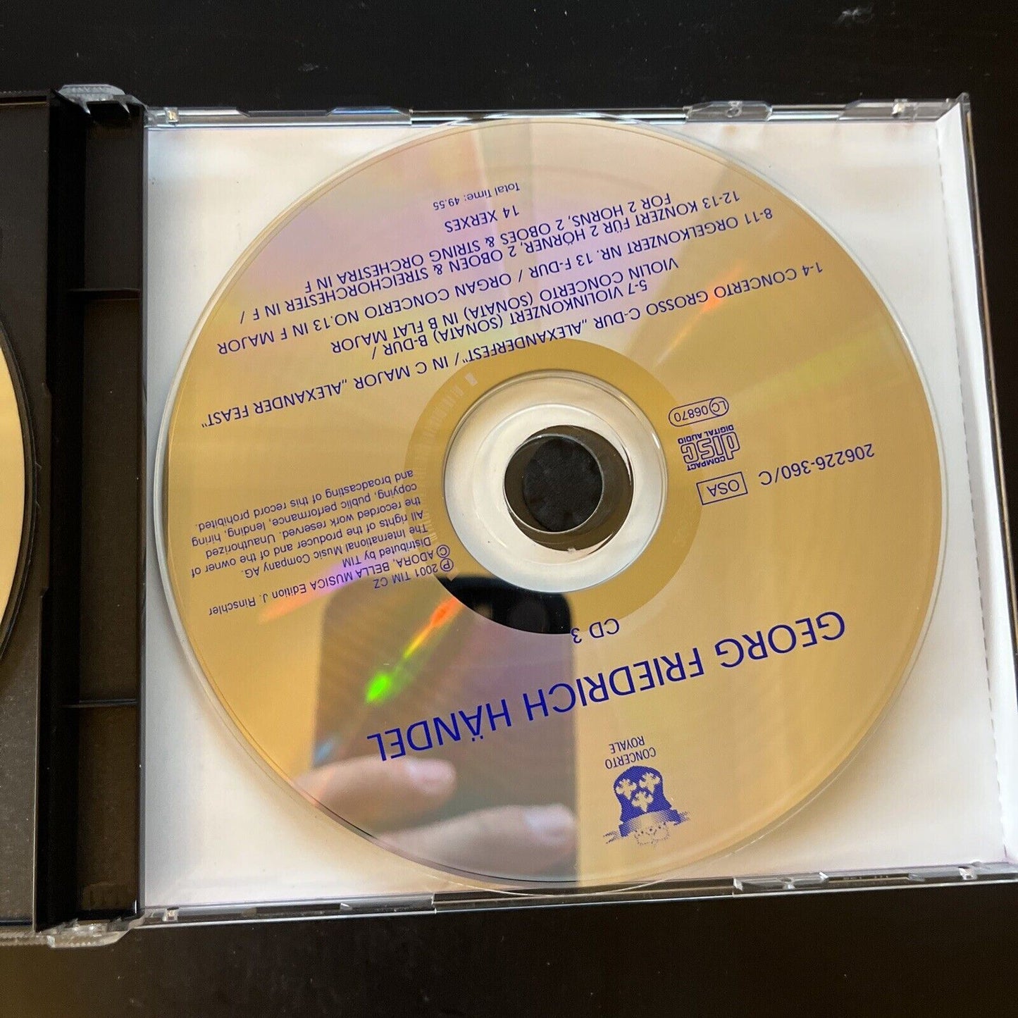 Concerto Royale G.F. Handel - Concerti Grossi (CD, 2001, 3-Disc)