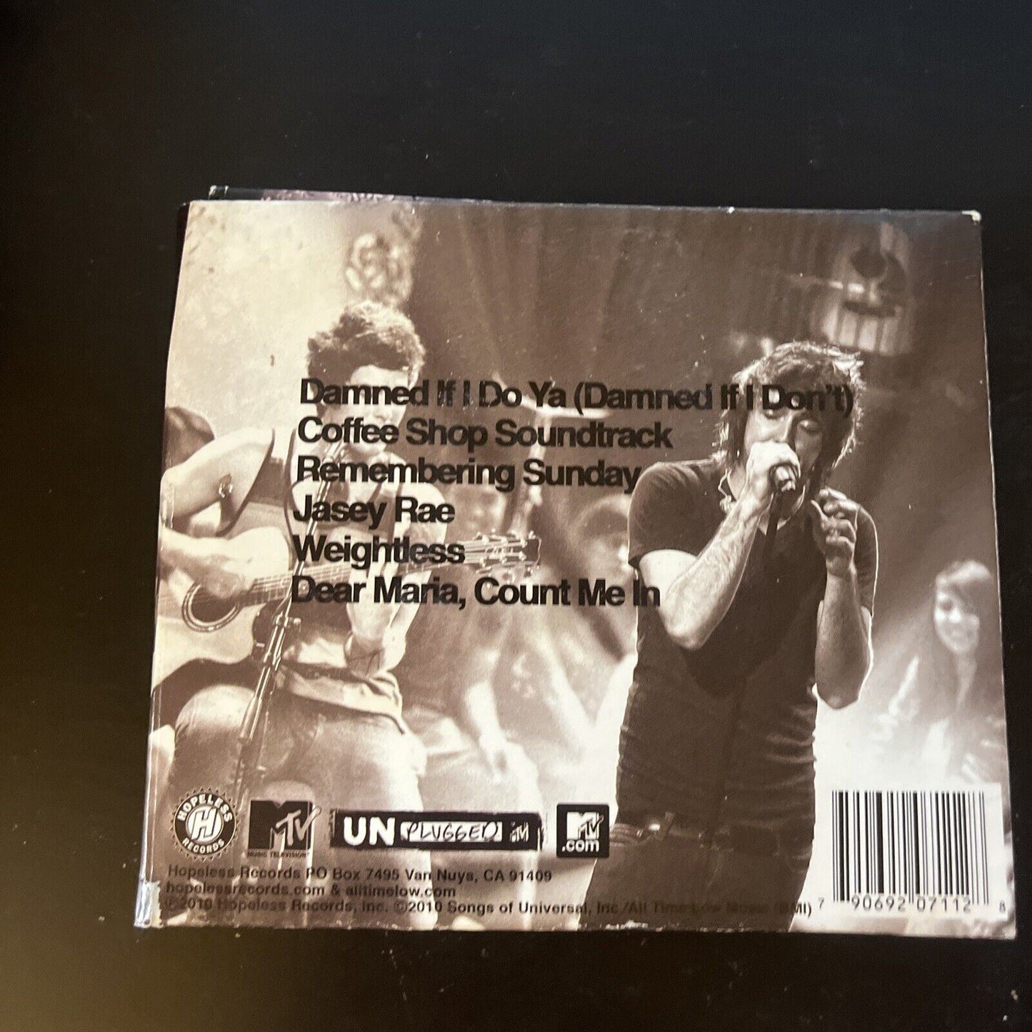 All Time Low - MTV Unplugged [Bonus DVD]  (CD & DVD, 2010)