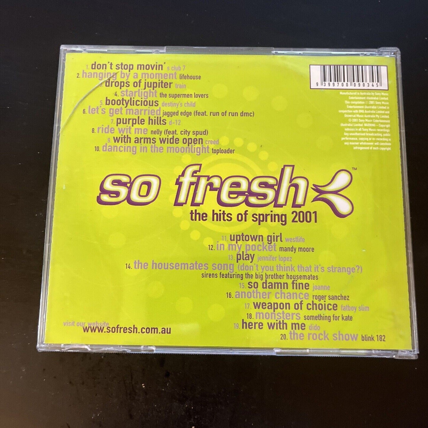 So Fresh - The Hits Of Spring 2001 CD