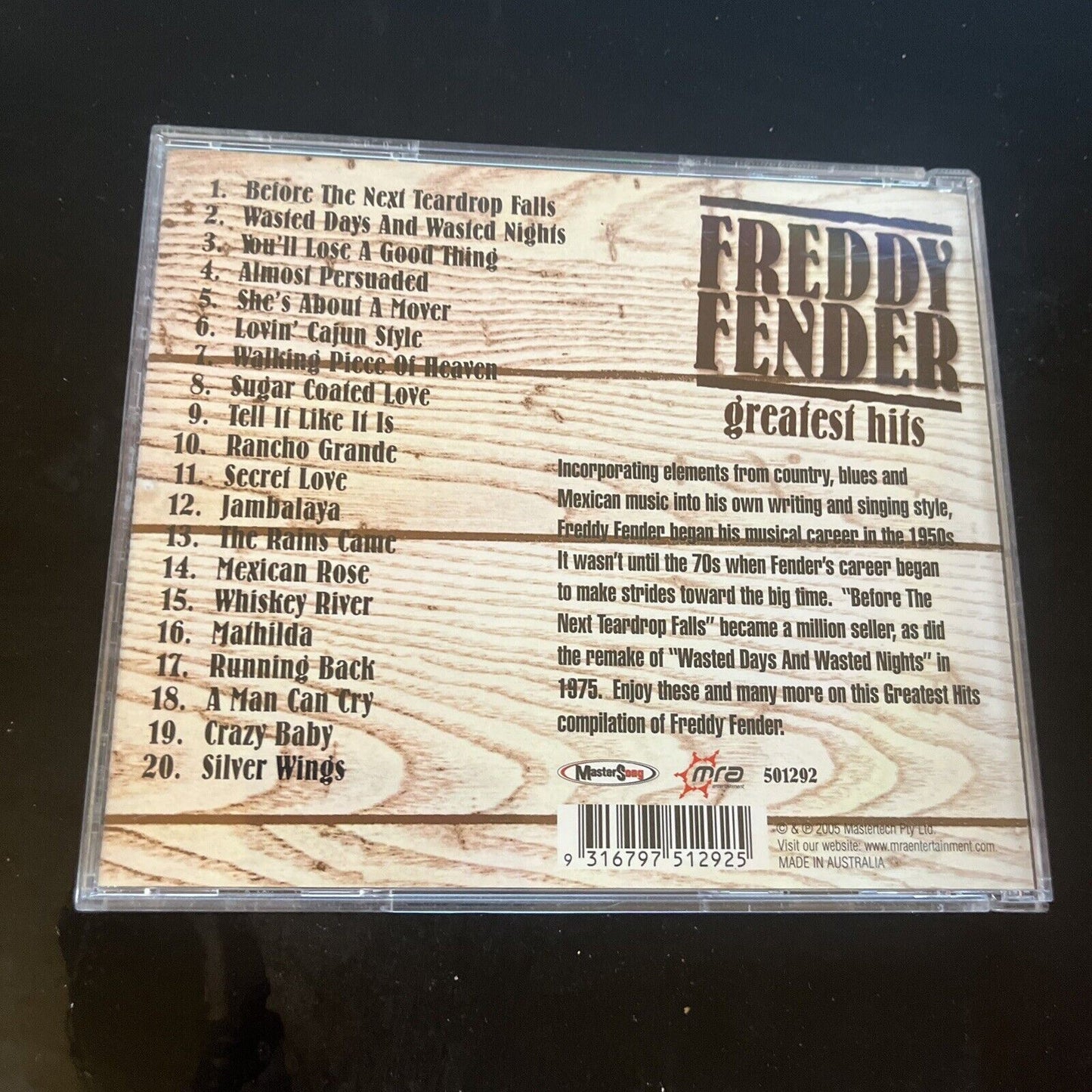 Freddy Fender - Greatest Hits (Mastersound) (CD, 2002)