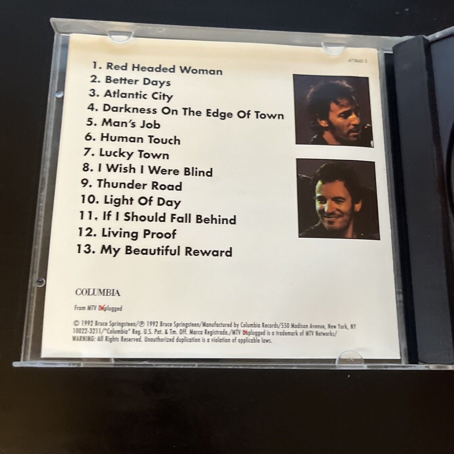 Bruce Springsteen - Bruce Springsteen In Concert (CD, 1992)